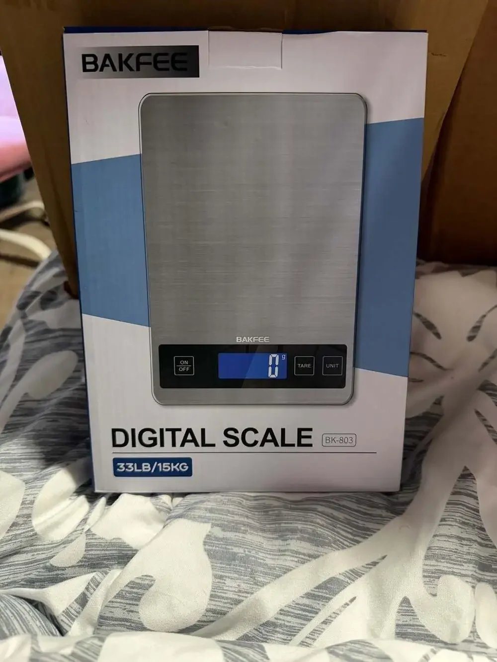 Bakfee Digital Kitchen Scale 33LB/15KG Model BK-803